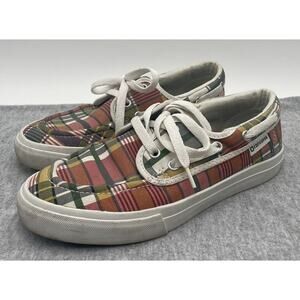 Converse Womens 7.5 Multicolor 124942 Low Top Lace Up Athletic Boat Shoe Y2K Vtg